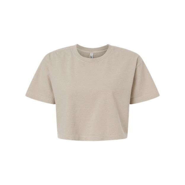 Garment-Dyed Heavyweight Cropped Tee | Women's
