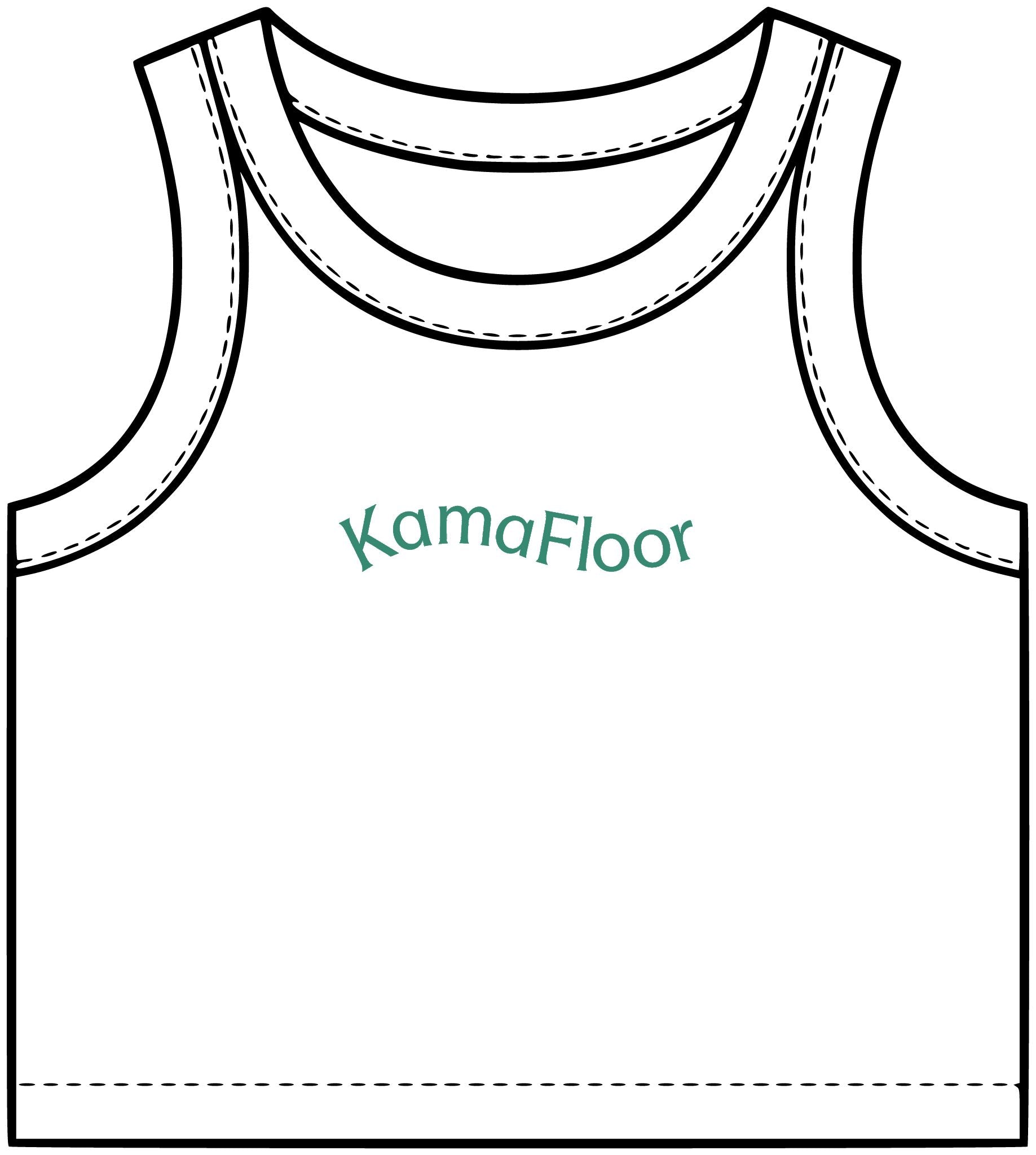 Organic Rib Crop Tank Top, Kama Floor | Women's