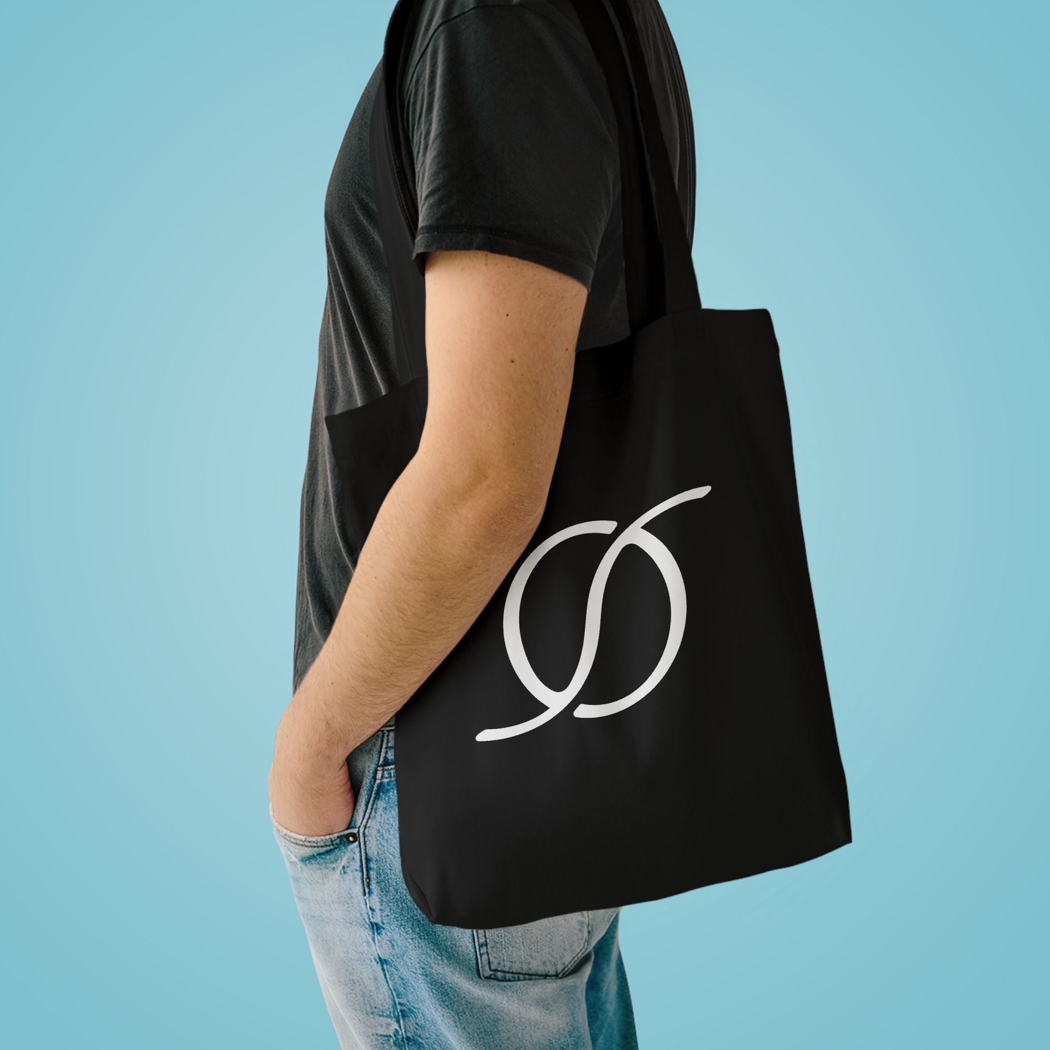 West Palm Beach Logo Tote Bag | Monogram Script Cotton Tote