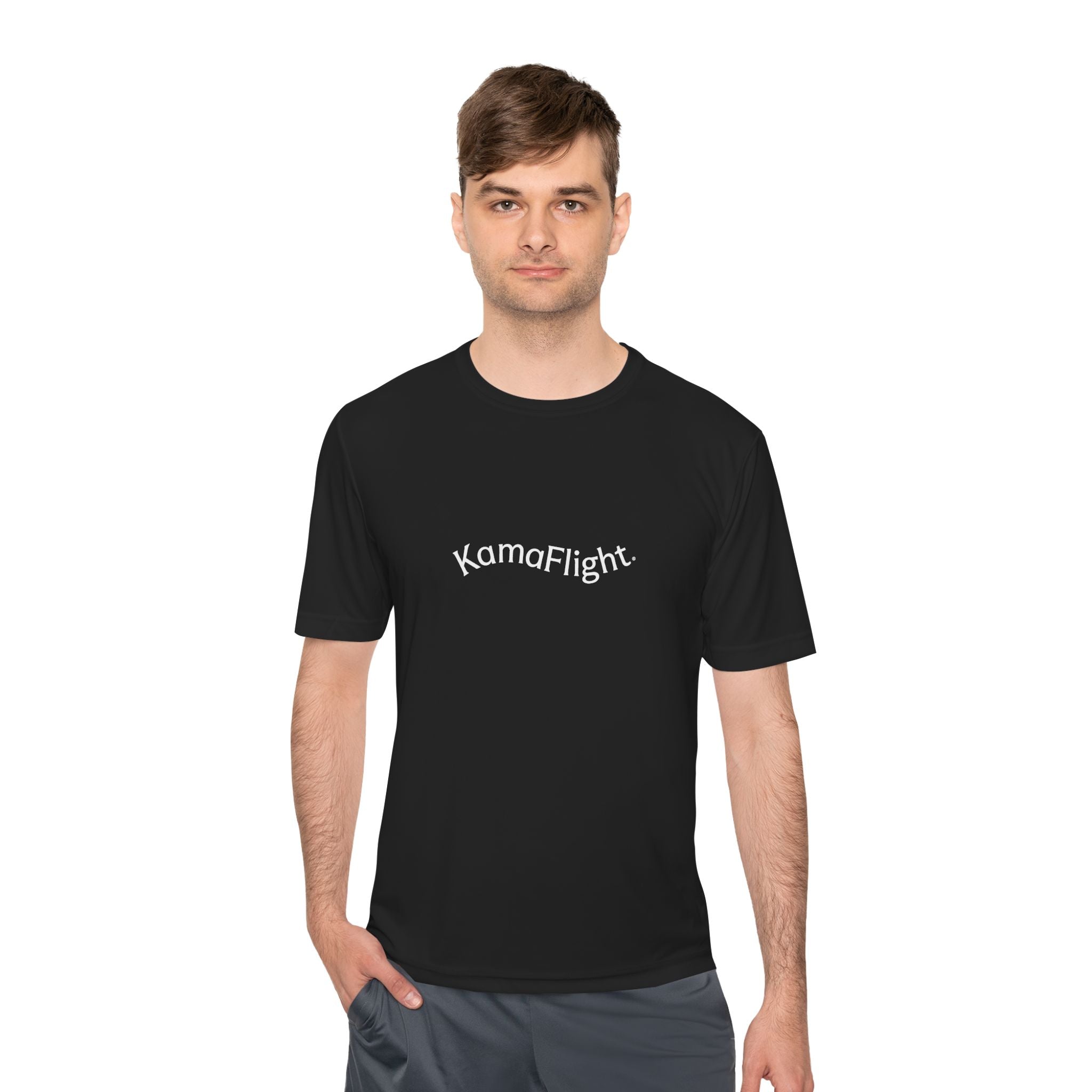 KamaFlight Logo Tee — Moisture-Wicking Athletic Shirt