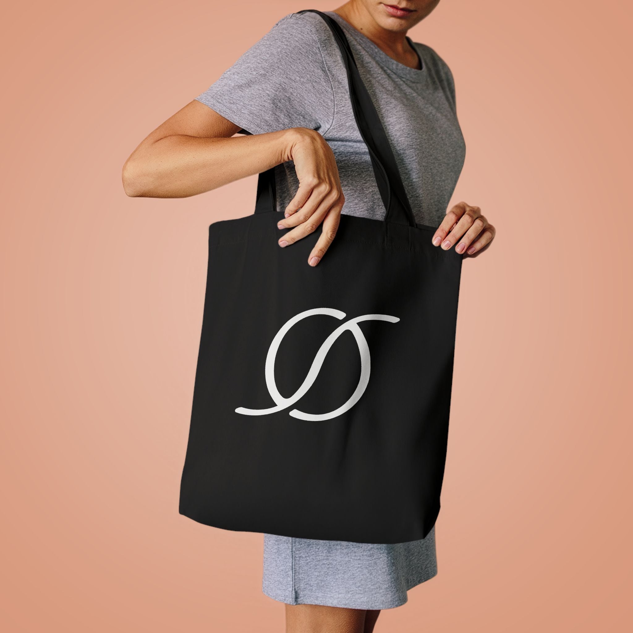 West Palm Beach Logo Tote Bag | Monogram Script Cotton Tote