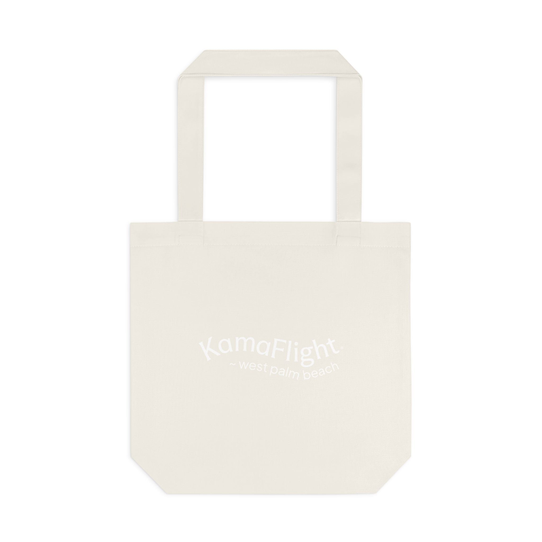 West Palm Beach Logo Tote Bag | Monogram Script Cotton Tote