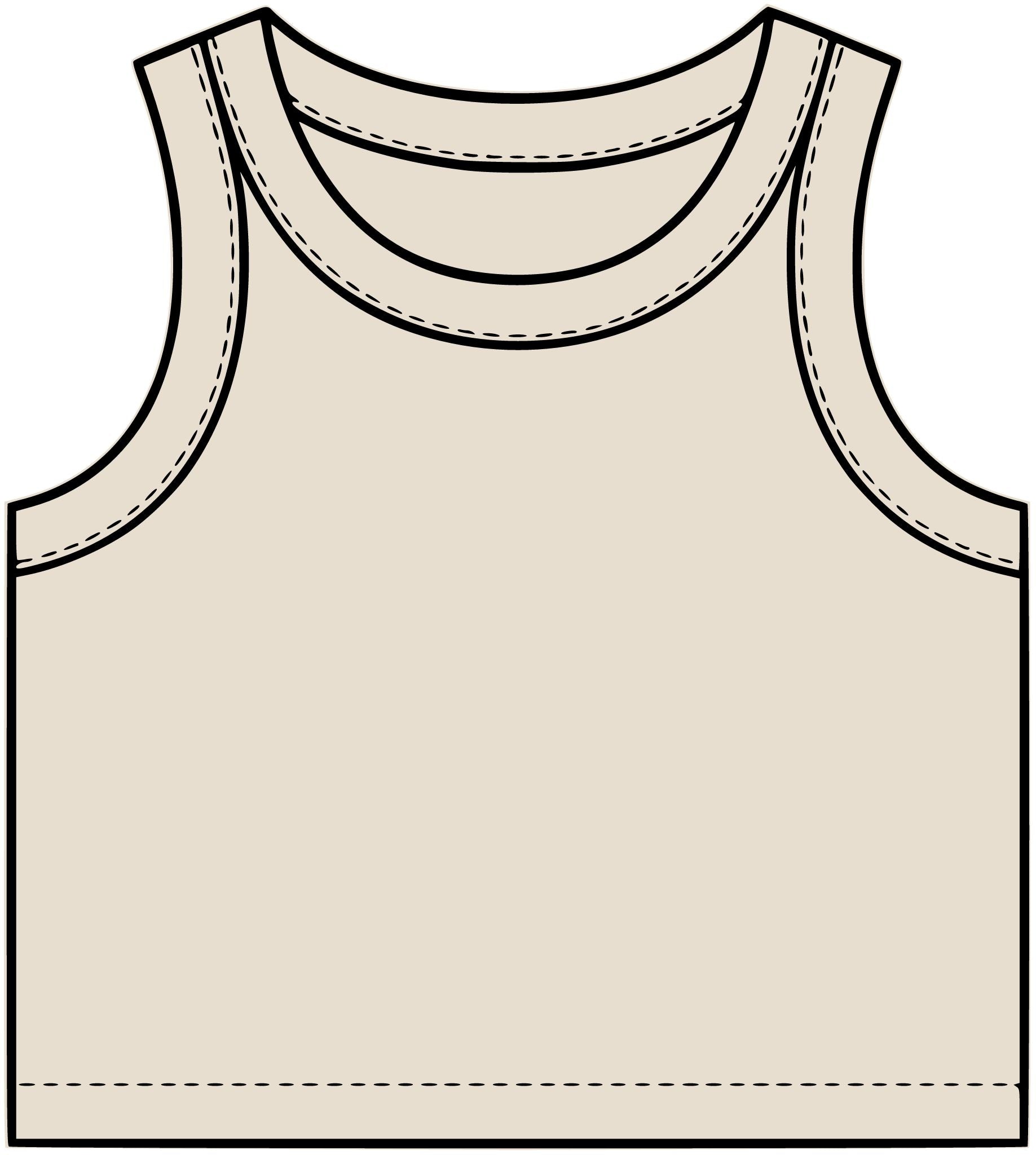 Organic Rib Crop Tank Top, Kama Floor | Women's