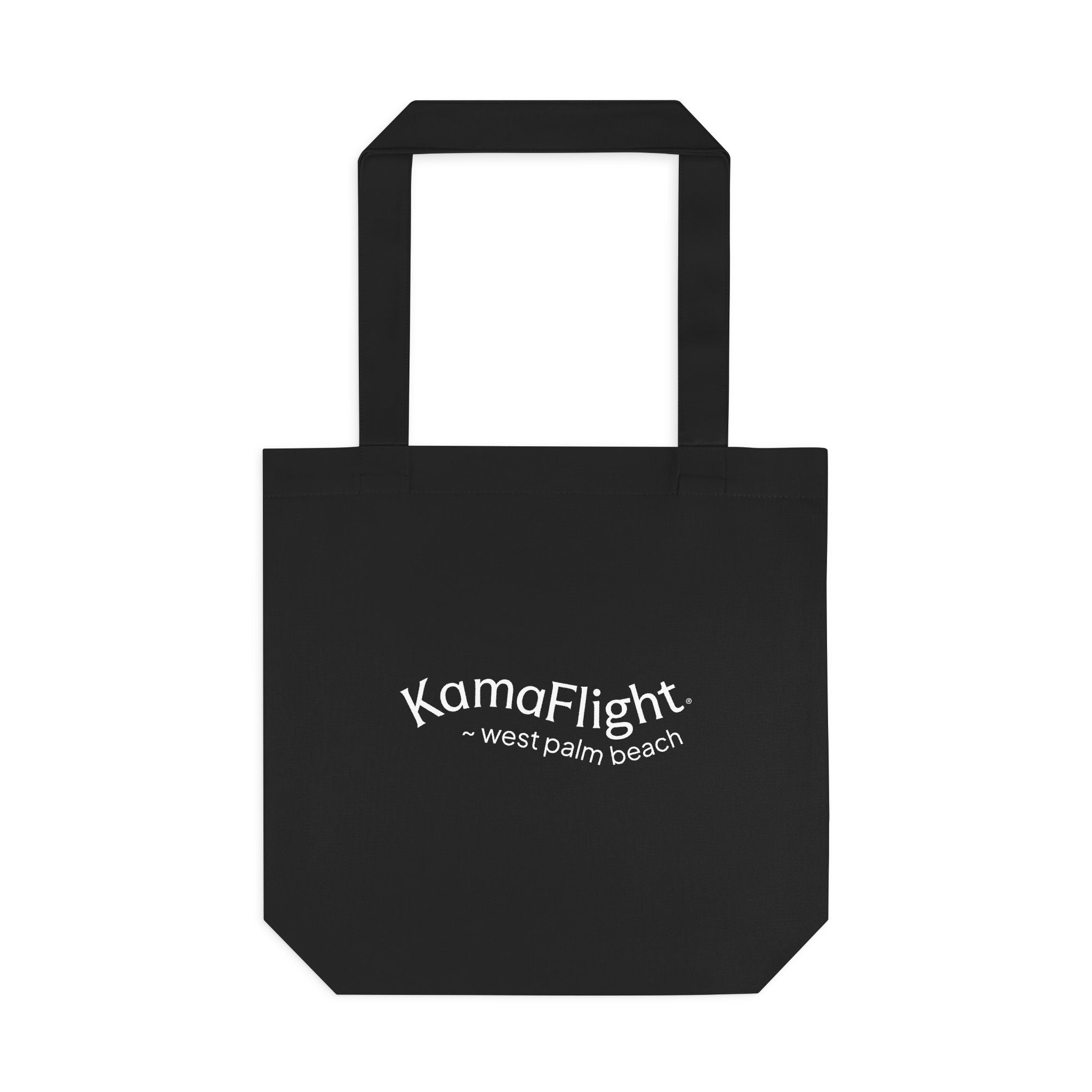 West Palm Beach Logo Tote Bag | Monogram Script Cotton Tote