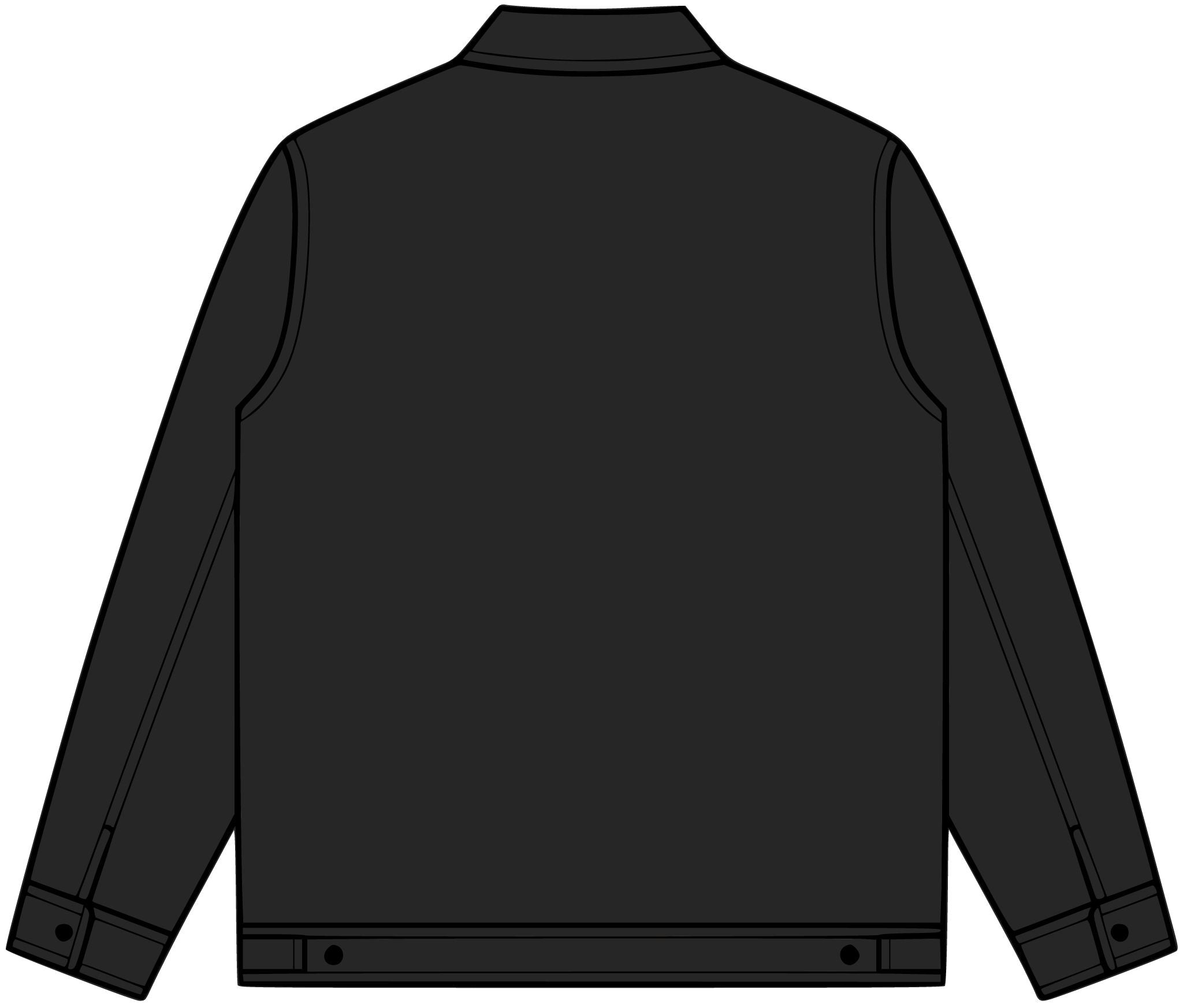 Canvas Heavy Jacket -  Zip Front Jacket | Mens