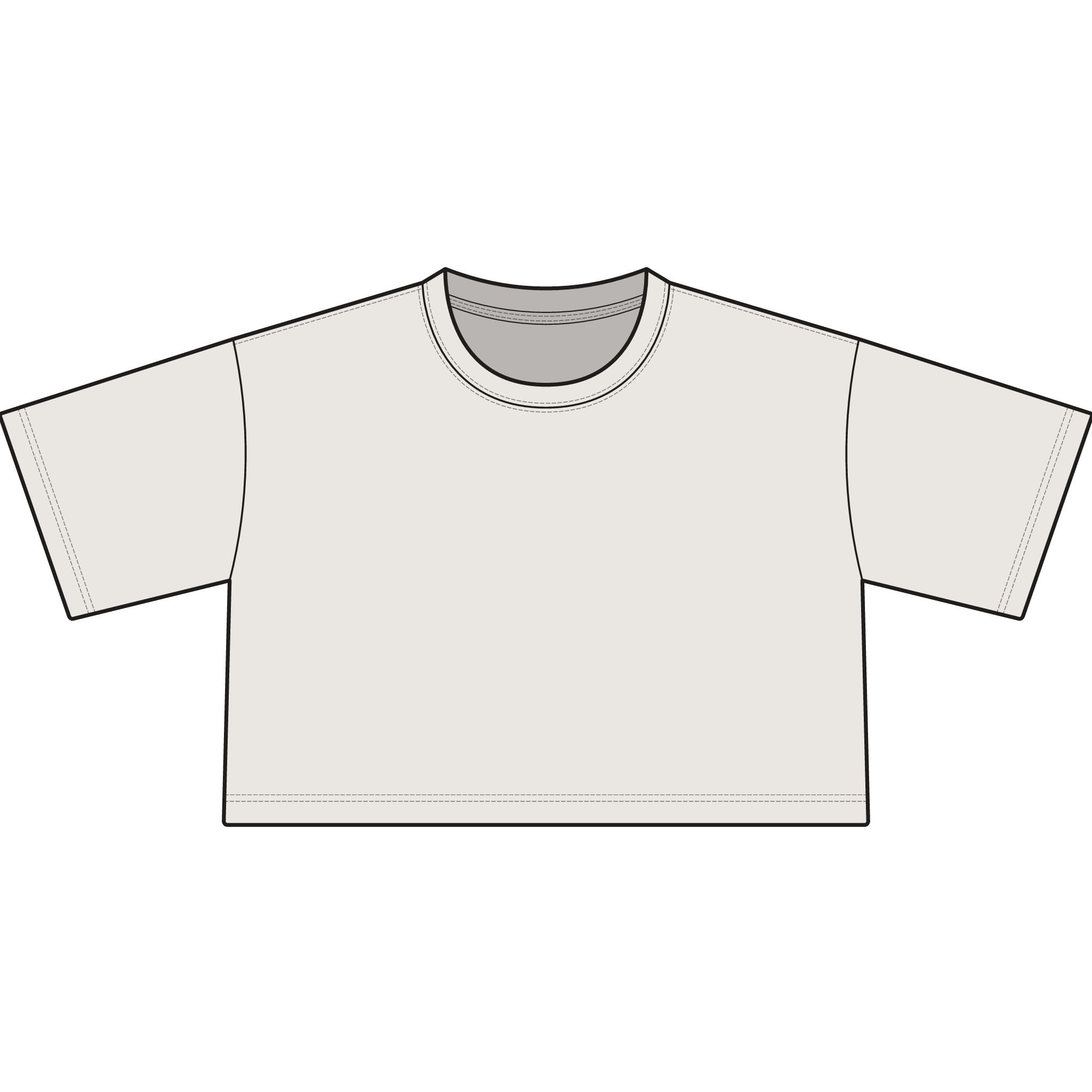 Women's Garment-Dyed Heavyweight Cropped Tee