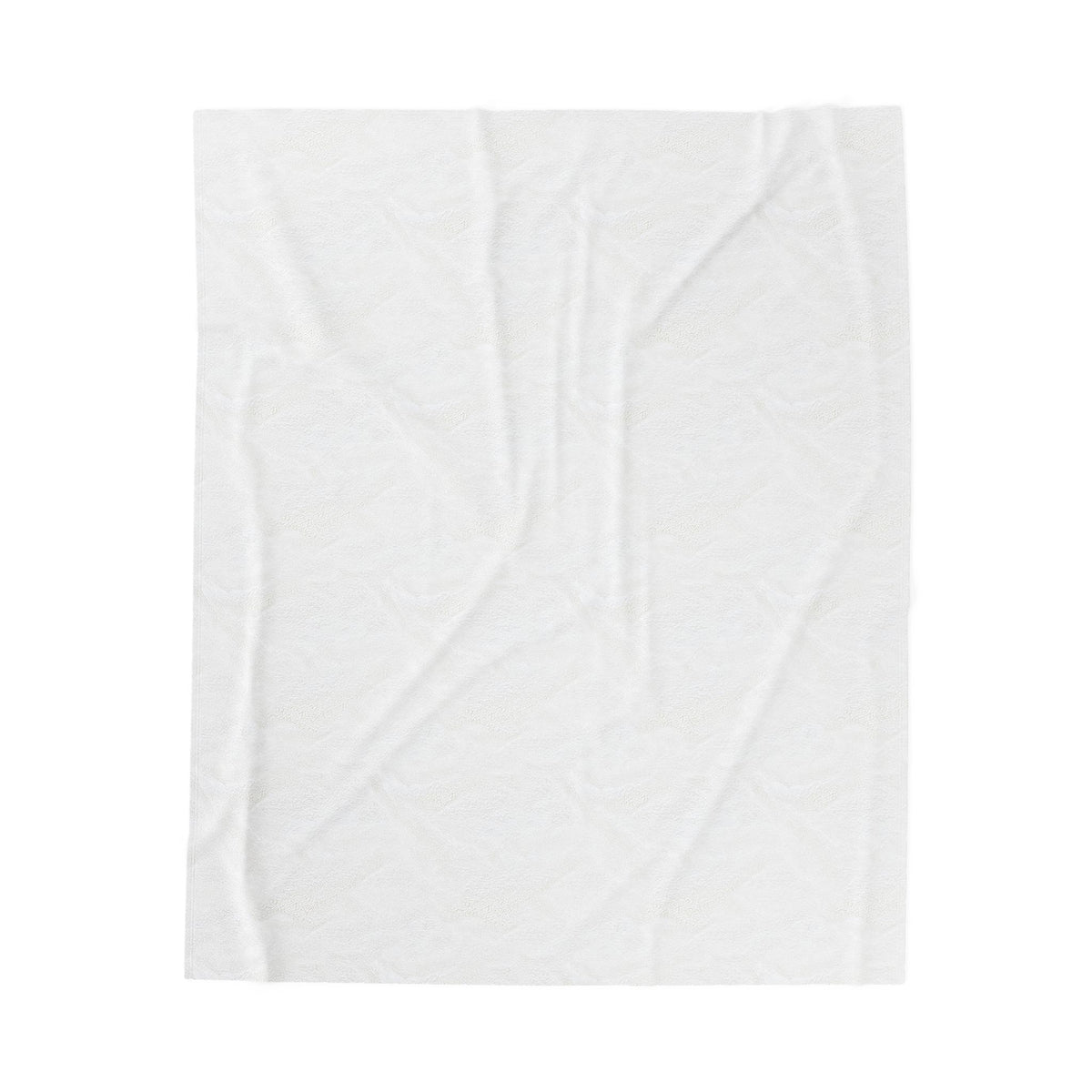 Velveteen Plush Blanket – Cozy White Throw, Logo