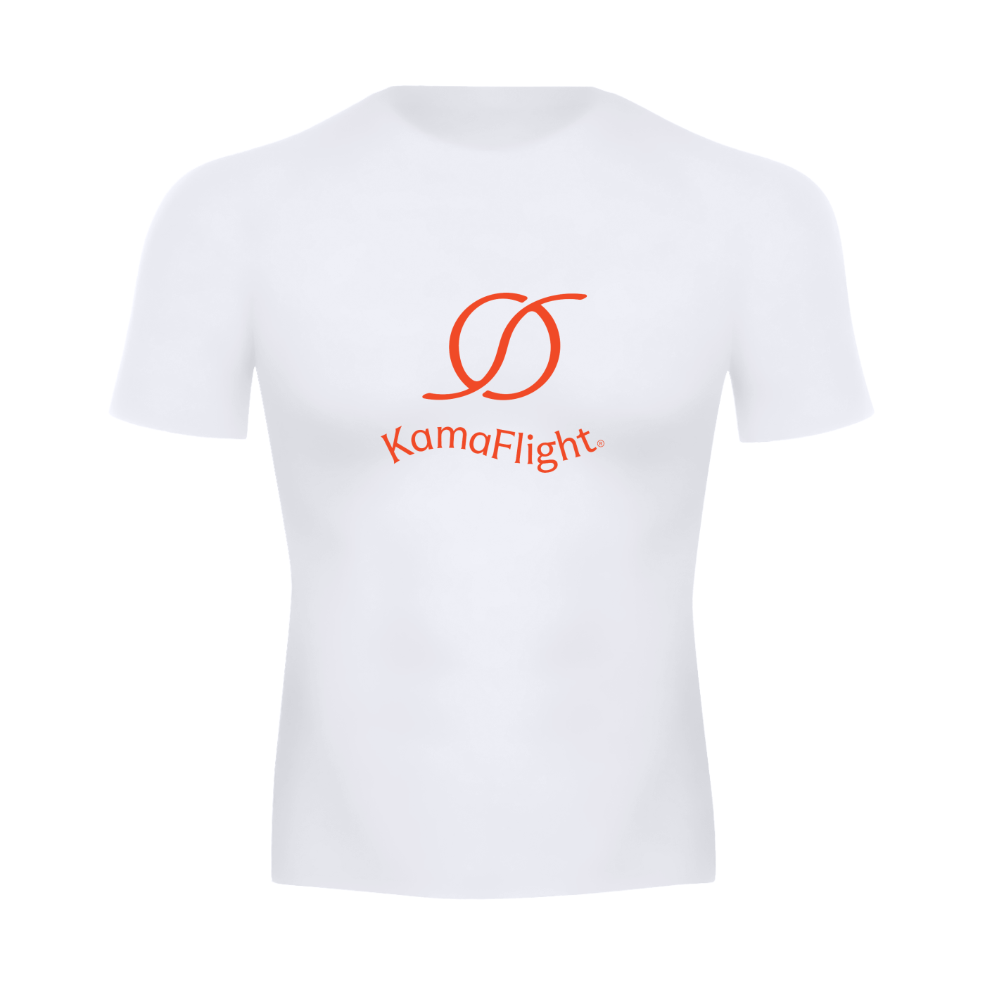 Kama Flight Performance Short Sleeve T-Shirt in white, front view